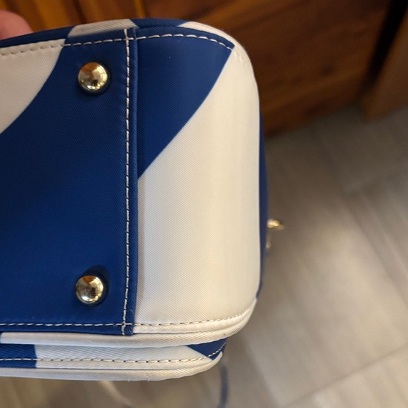 House of Sunny Navy and Cream Shoulder Bag - Picture 6 of 6